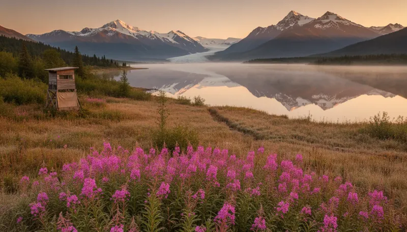 Alaska hunting country. Backdrop for the Hunting Hubs Alaska outfitter directory