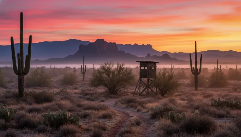 Arizona hunting country. Backdrop for the Hunting Hubs Arizona outfitter directory