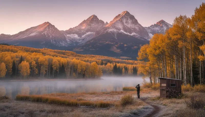 Colorado hunting country. Backdrop for the Hunting Hubs Colorado outfitter directory
