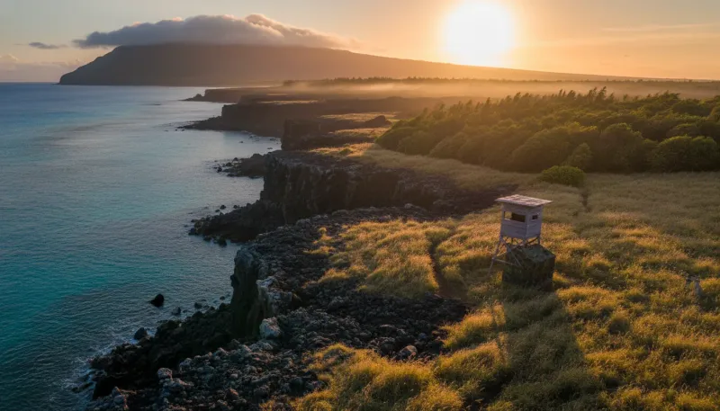 Hawaii hunting country. Backdrop for the Hunting Hubs Hawaii outfitter directory