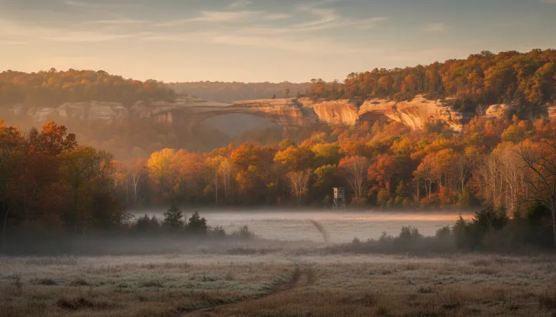 Kentucky hunting country. Backdrop for the Hunting Hubs Kentucky outfitter directory