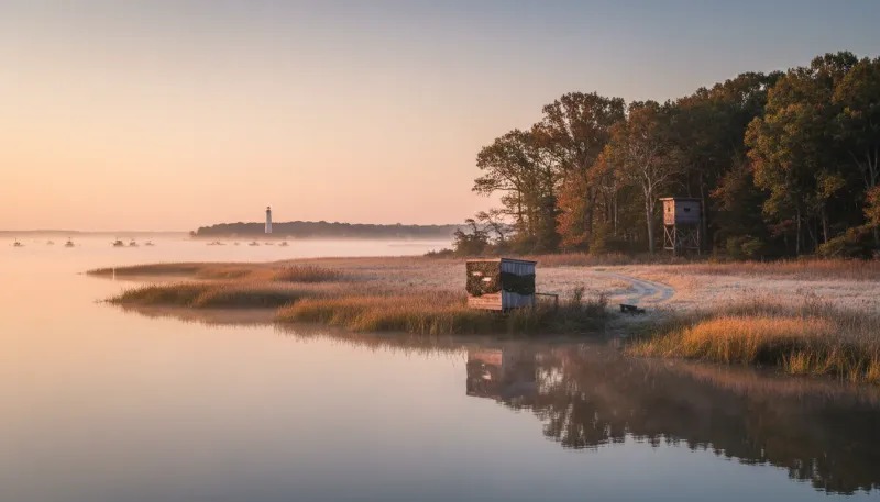 Maryland hunting country. Backdrop for the Hunting Hubs Maryland outfitter directory