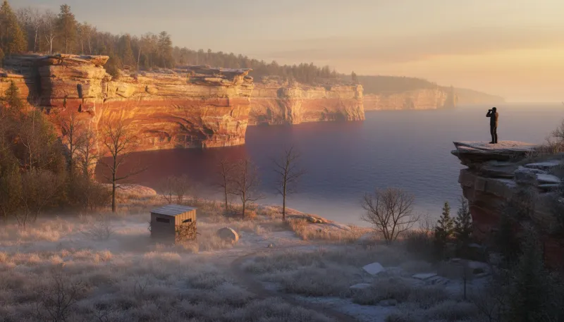 Michigan hunting country. Backdrop for the Hunting Hubs Michigan outfitter directory