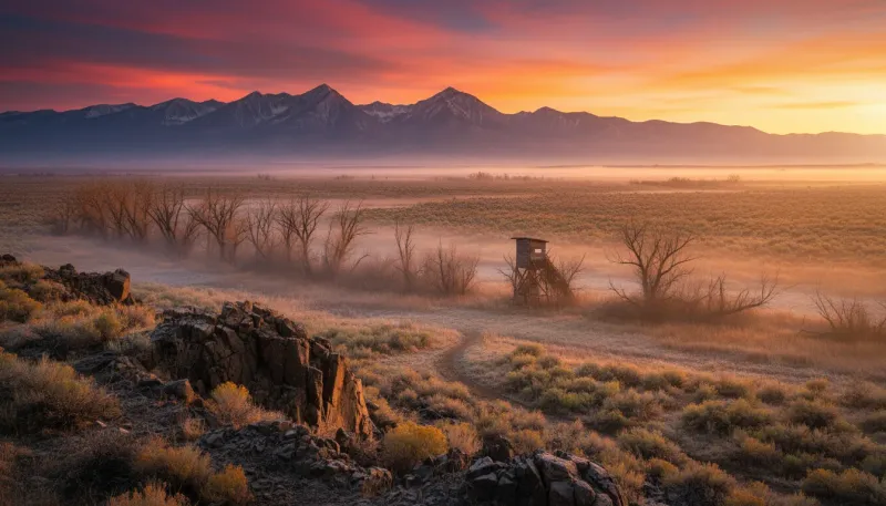 Nevada hunting country. Backdrop for the Hunting Hubs Nevada outfitter directory