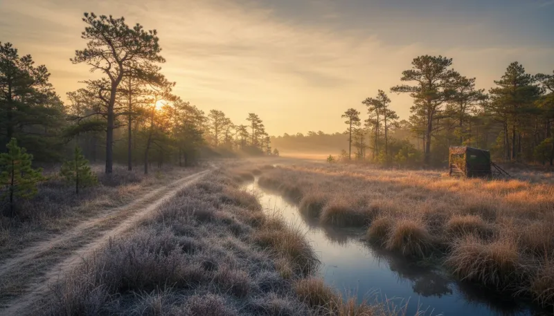 New Jersey hunting country. Backdrop for the Hunting Hubs New Jersey outfitter directory