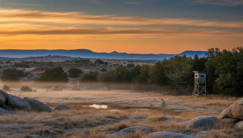Oklahoma hunting country. Backdrop for the Hunting Hubs Oklahoma outfitter directory