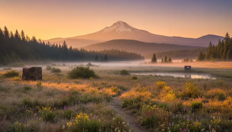 Oregon hunting country. Backdrop for the Hunting Hubs Oregon outfitter directory