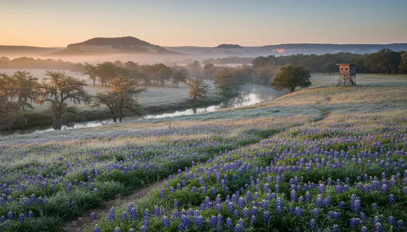 Texas hunting country. Backdrop for the Hunting Hubs Texas outfitter directory